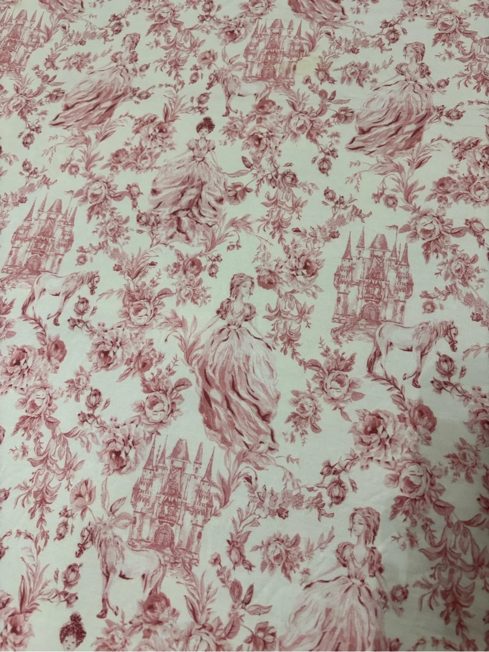 Posh Peanut Antoinette Luxe Blanket Pink White Floral Birds Princess Castle